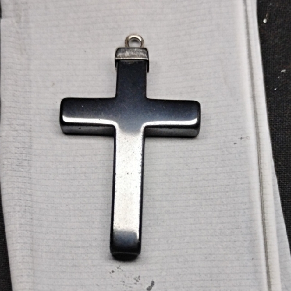 Black Cross Pendant
